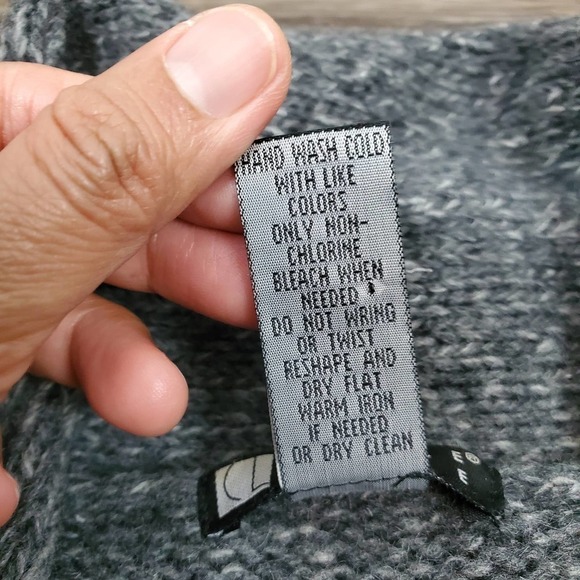 Carole Little Women Wool Blend Collared One Button Closure Sweater Shawl - Picture 9 of 9